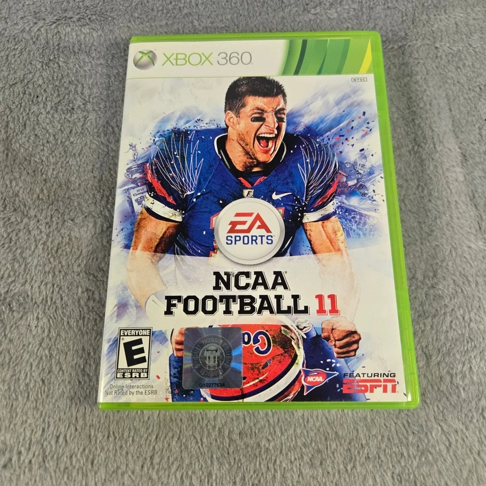 NCAA Football 11 Xbox 360 EA Sports Tim Tebow Cover Complete CIB Tested Works